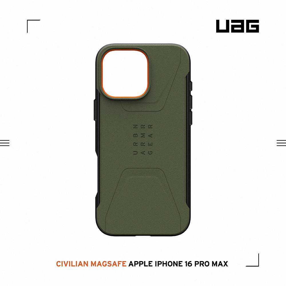 綠-UAG 磁吸簡約款-iPhone 16 ProMax (6.9")