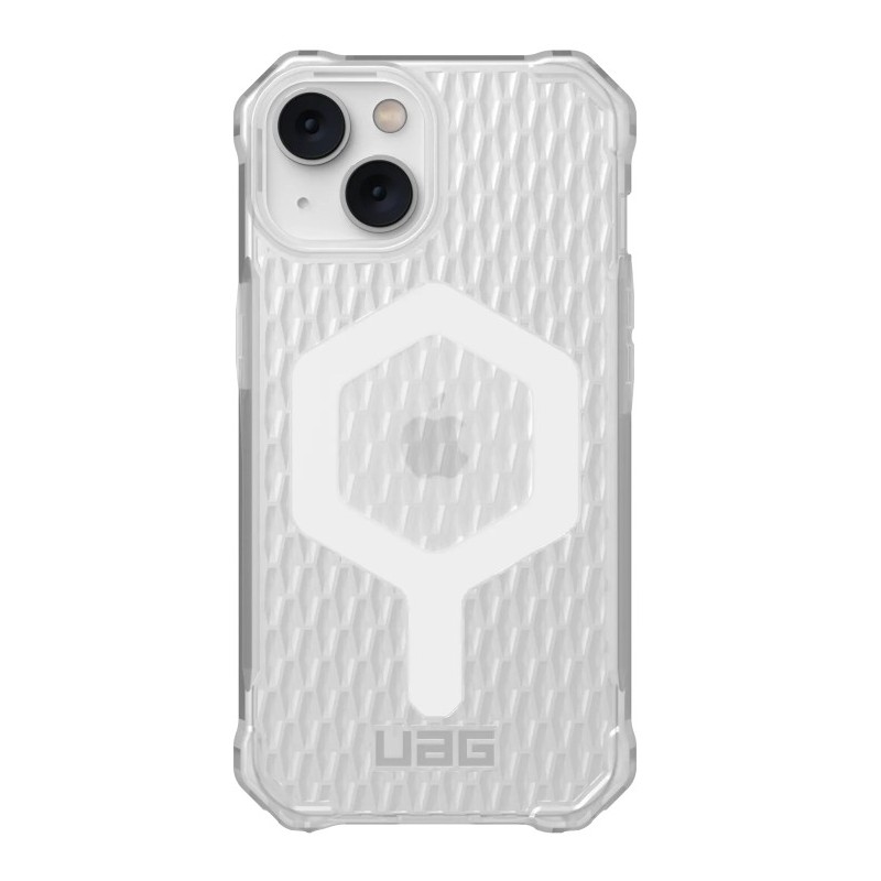 透明-UAG 兼容磁吸耐衝擊輕量保護殼 iPhone 14 (6.