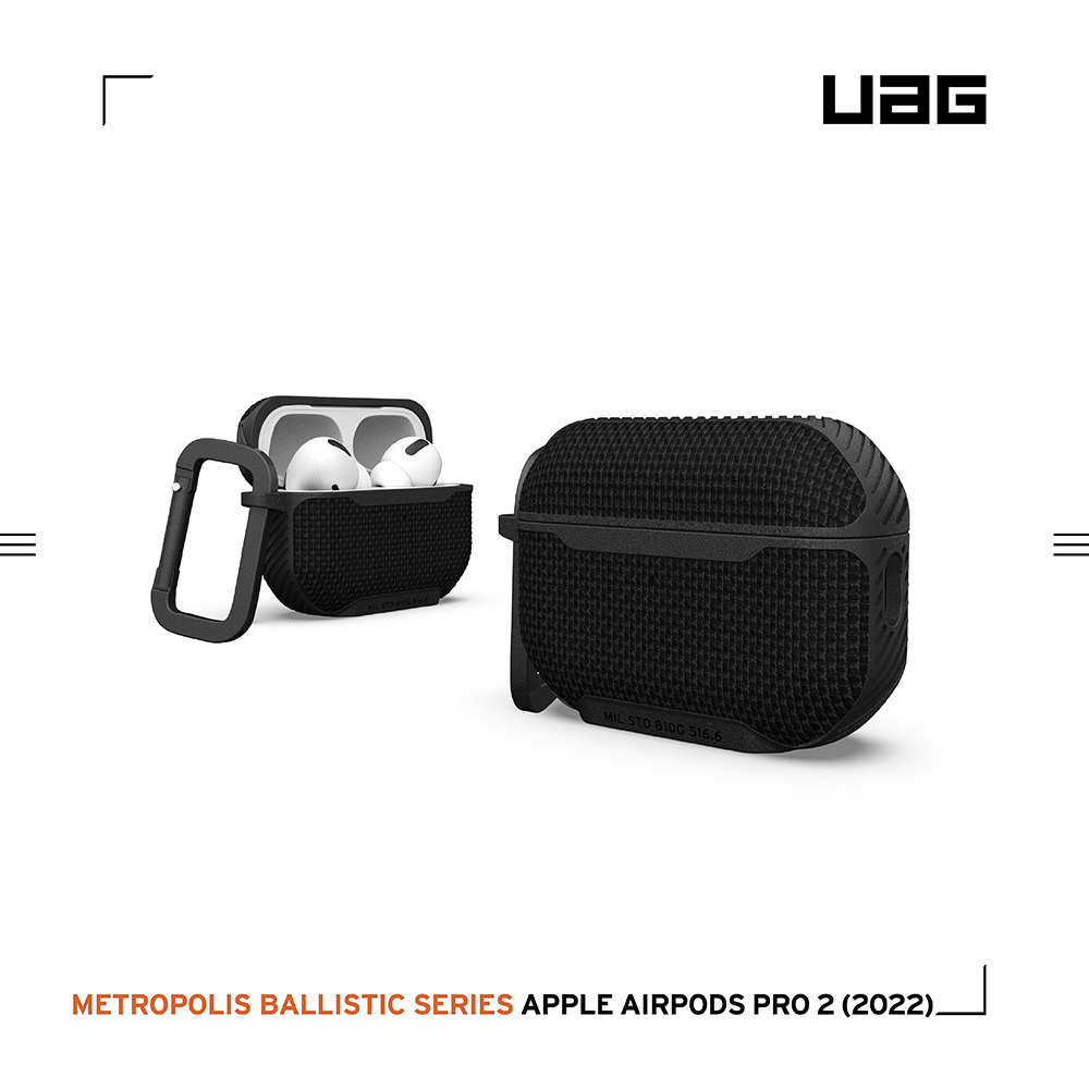 綠 UAG AIRPORDS PRO 2 尼龍磁吸式耐衝擊保護殼