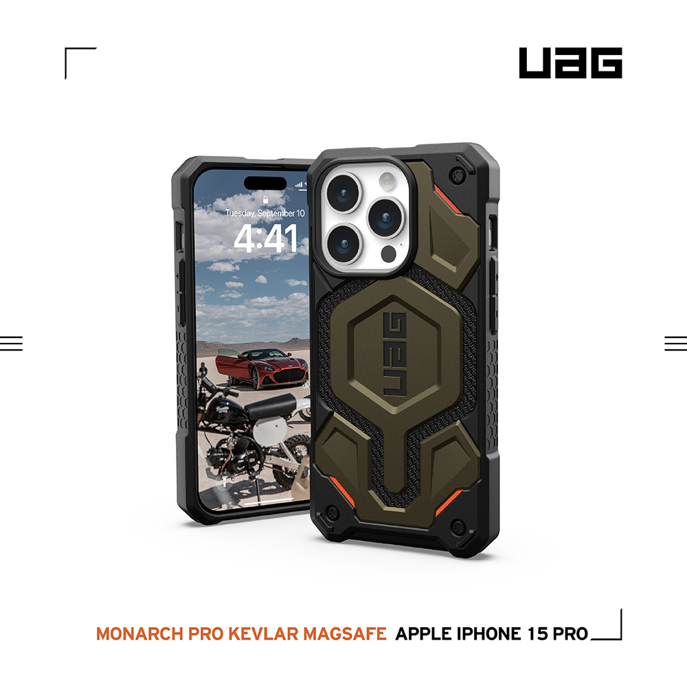 軍用綠-UAG (磁吸)頂級(特仕)款-i15 Pro (6.1)