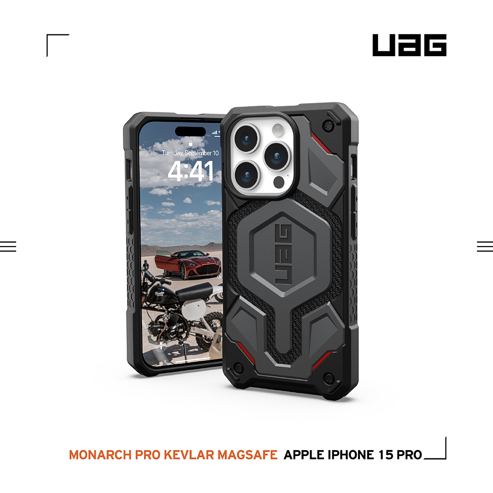 軍用灰-UAG (磁吸)頂級(特仕)款-i15 Pro (6.1)