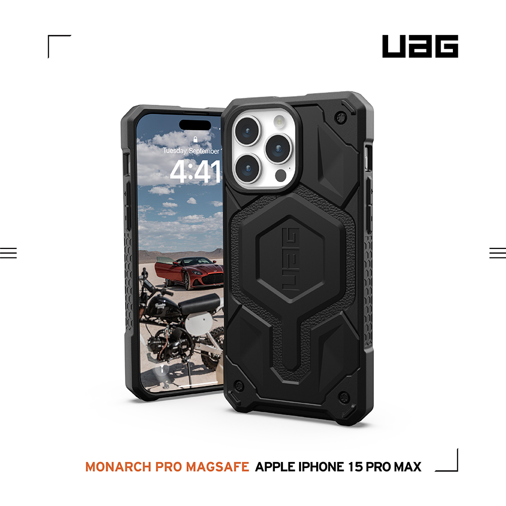 極黑-UAG (磁吸)頂級款-i15 ProMax (6.7)