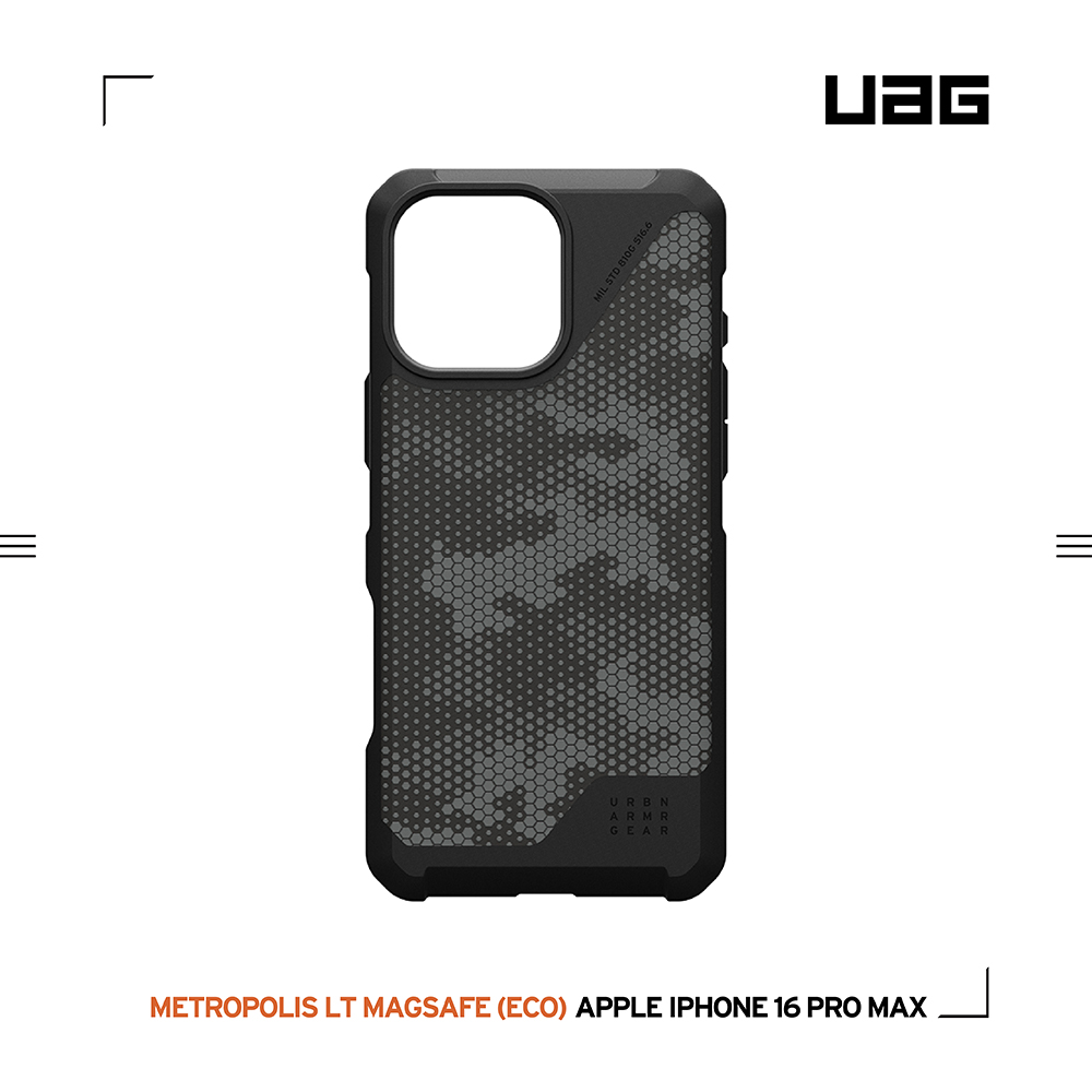 迷彩黑-UAG 磁吸都會款-iPhone 16 ProMax (6.9")