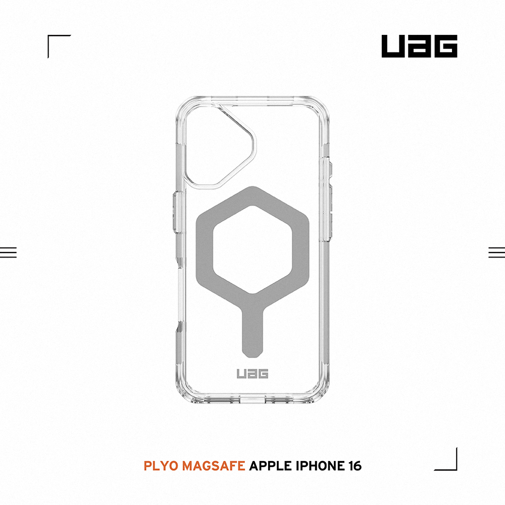 極透明(灰圈)-UAG 磁吸全透款-iPhone 16 (6.1")