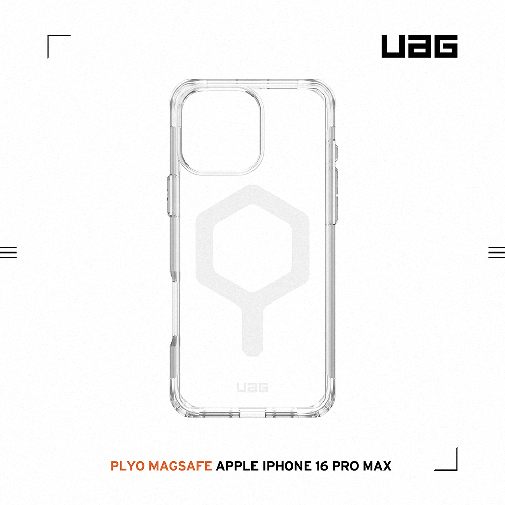 極透明-UAG 磁吸全透款-iPhone 16 ProMax (6.