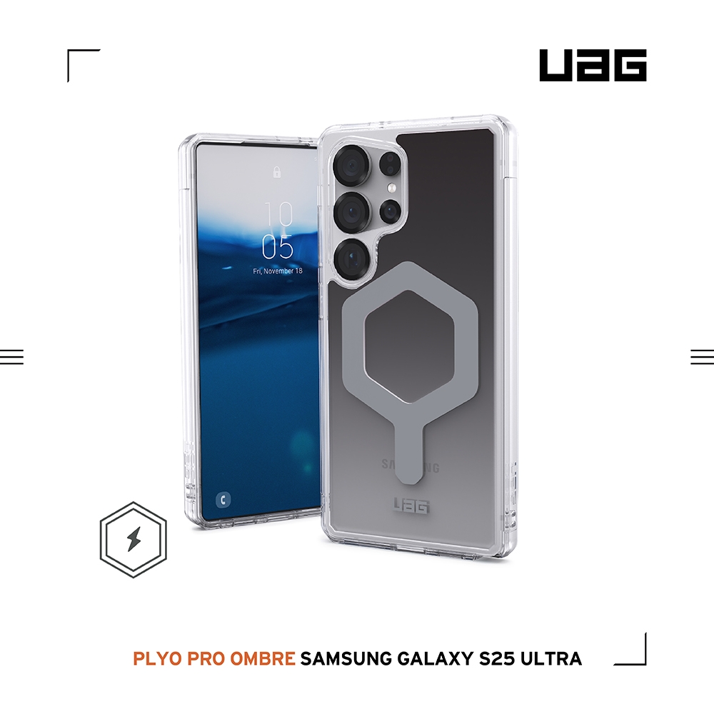 極透明(灰圈)-UAG 磁吸全透款-Sam S25Ultra