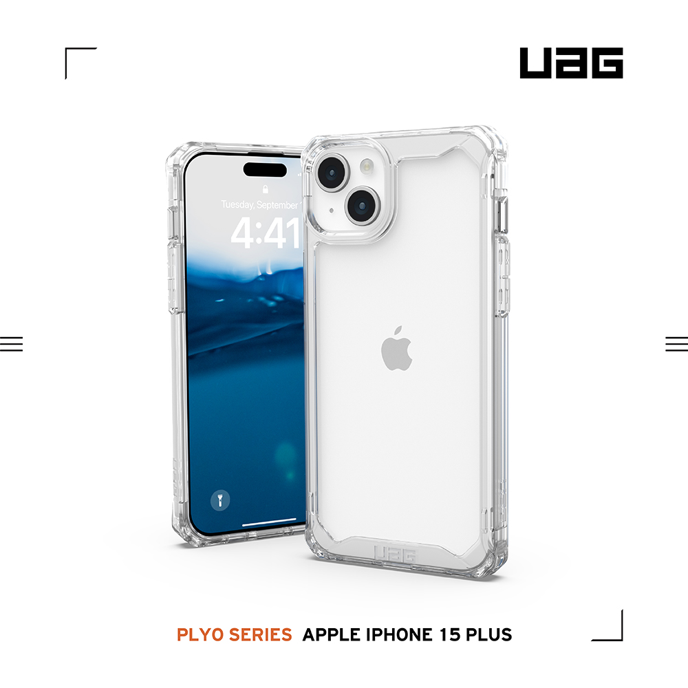 極透明-UAG 耐衝擊殼-i15Plus (6.7)