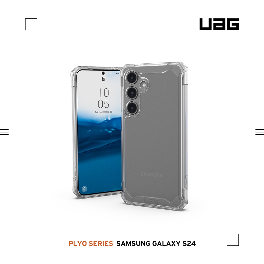 極透明-UAG Galaxy S24 耐衝擊保護殼