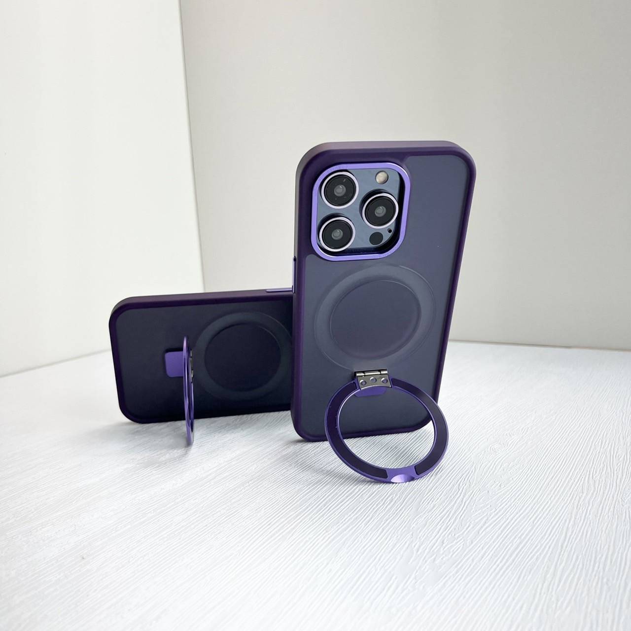 紫 ZENOS 鎧盾磁吸保護殼 iPhone 14 PLUS(6.7)