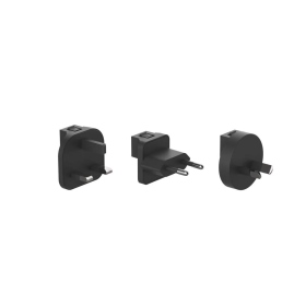 黑 牛角 70W 專用國際轉接頭