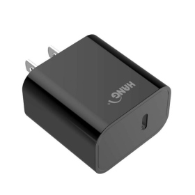 黑 C81 22w 快速閃充電器 PD單孔