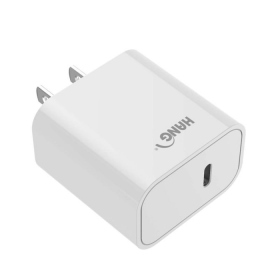白 C81 22w 快速閃充電器 PD單孔