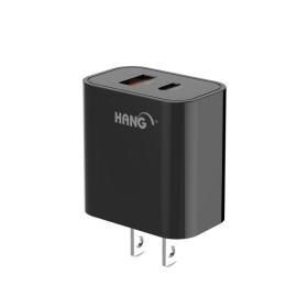黑 HANG C82 PD+QC 22W快速充電器