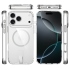 透明CW牛角隱形磁吸立架殼 iPhone17ProMax