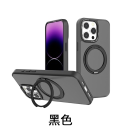 黑 Cowhorn雅盾磁吸保護殼iPhone15Pro(6.1)