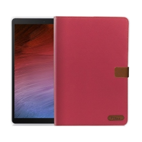 桃-紅米Pad2-11吋皮卡側掀皮套-飛