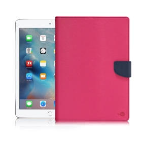 桃-iPad Pro11吋-2020/AIR4 陽光雙色側掀皮套