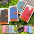 藍 紅米Note14 Pro紅米Note14Pro+.POCOX7亞麻雙色側掀套