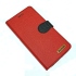 紅  iPhone 14+ 6.7吋十字紋側掀皮套