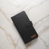黑 OPPO Reno13十字紋側掀皮套