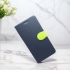 藍 Samsung A17 5G(SM-A1760)十字紋側掀皮套