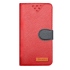紅 Samsung S24(SM-S9210)十字紋側掀皮套