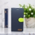藍 VIVO23E 十字紋側掀皮套