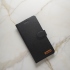黑 VIVO X200十字紋側掀皮套