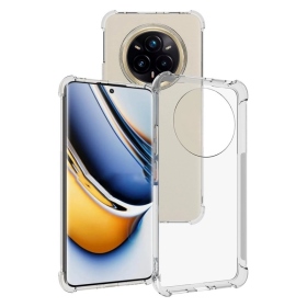 Realme14Pro硬四角防摔殼(背面壓克力)