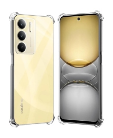 Realme14X硬四角防摔殼(背面壓克力)