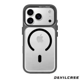 黑色 惡魔殼標準磁吸2(磁吸超透黑)相機按鍵版iPhone17Pro