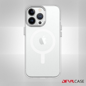 銀色 惡魔殼標準版(磁吸版透明)iPhone13 Pro 6.1 吋