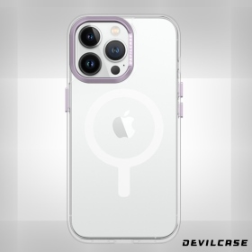 鳶尾紫- 惡魔殼標準版(磁吸版透明)iPhone 15Pro Max 6.7吋