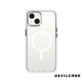 銀色 惡魔殼標準版(磁吸版透明)iPhone 15Plus 6.7吋
