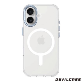 淺藍 惡魔殼標準磁吸版2(透明)-相機按鍵版iPhone17