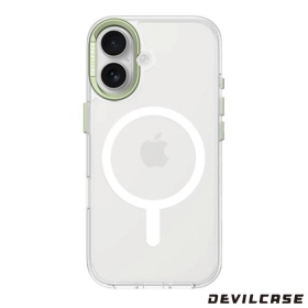 淺綠 惡魔殼標準磁吸版2(透明)-相機按鍵版iPhone17