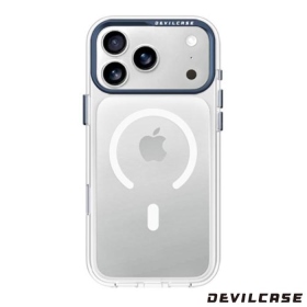 深藍 惡魔殼標準磁吸版2(透明)-相機按鍵版iPhone17ProMax