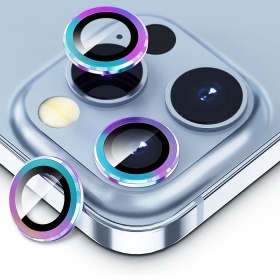 彩鈦(三眼)-鏡頭保護貼iPhone 13 Pro 6.1吋.iPhone 13 ProMax 6.7吋