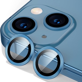 藍(雙眼)-鷹眼鏡頭保護貼- iPhone 14 6.1吋.iPhone 14Plus 6.7吋.iPhone 15 6.1吋.iPhone 15Plus 6.7吋