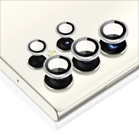 白-Samsung  S23 Ultra 鏡頭保護貼