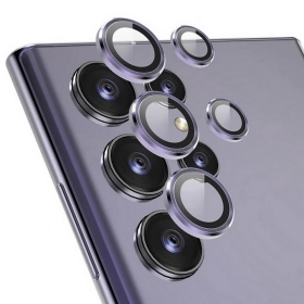 紫-Samsung  S24Plus(SM-S9260) 鷹眼鏡頭保護貼(含定位板)