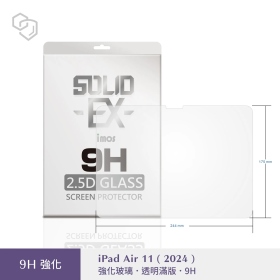 IMOS iPad Air6-11吋2024 9H玻璃保貼
