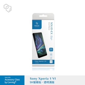 IMOS SONY Xperia 1 VI 2.5D 全透明玻璃保護貼 美商康寧公司授權 (AGbC)
