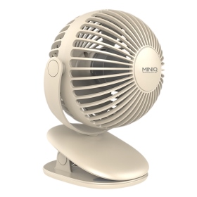 奶茶 MiniQ FA-002 360度轉動軸夾式/磁吸夾式三段風速風扇(BSMI認證)