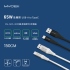 黑 MYCELL 65W USB-A to USB-C 充電傳輸線(150cm)【限南區販售】