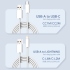 白-牛角-LC1編織白線-1米-USB A to Lightning