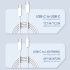 白-牛角-LC1編織白線-1米-USB A to Lightning