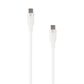 白 LaPO USB-C 液態矽膠微光快充傳輸線 PD/QC 100W 150cm