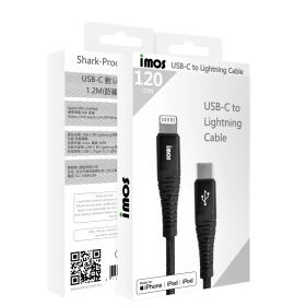 IMOS USB-C TO LIGHTNING閃電連接線1.2M