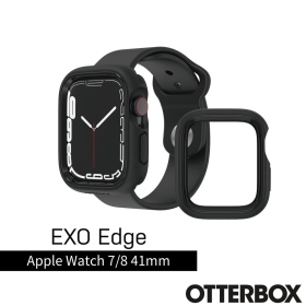 黑 OtterBox Apple Watch 7/8 41mm EXO Edge 手錶錶殼